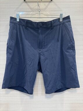 PGA Tour Men's Navy Flat Front Performance Shorts size 34